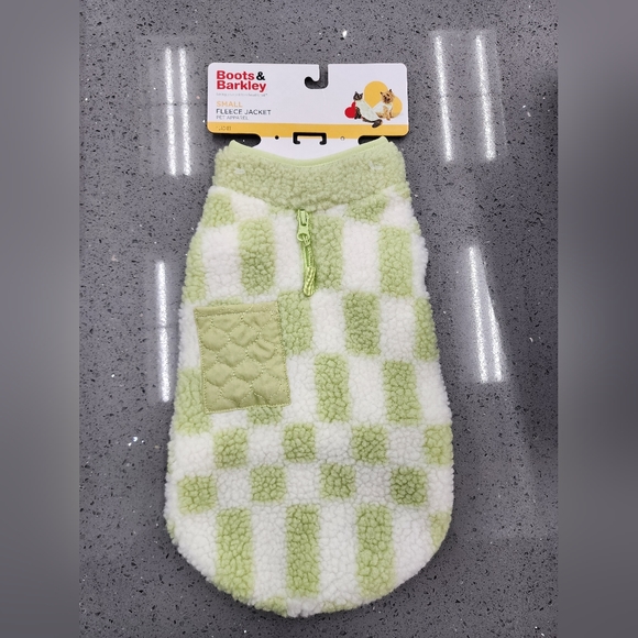 Boots & Barkley Dog New Boots Barkley Fleece Dog Jacket Checkered